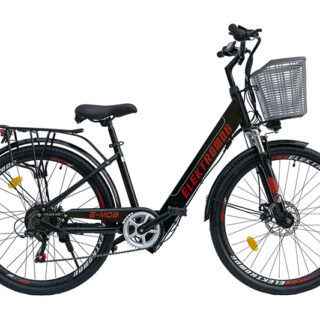 Polymobil E-MOB 24 Elektromos Kerékpár (Fekete Színben)