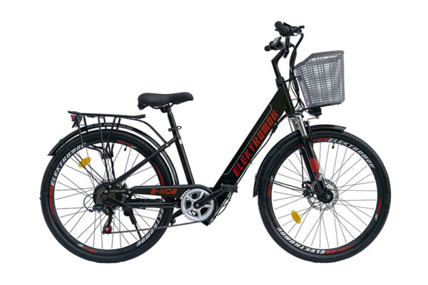 Polymobil E-MOB 24 Elektromos Kerékpár (Fekete Színben)