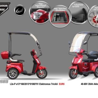 Polymobil E-MOB 32 Elektromos Tricikli Tetővel