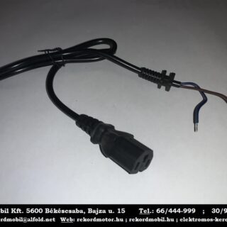 Elektromos Kerékpár Alkatrész: Három pólusú szölgetes dugós töltő vezeték