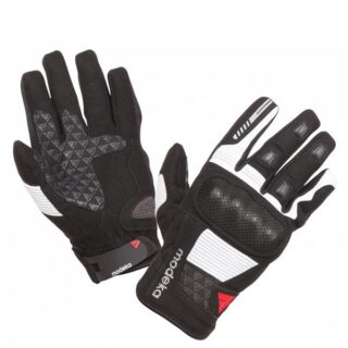 Modeka Fuego (fekete-fehér) férfi motoros kesztyű