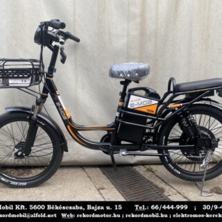 Polymobil E-MOB23 Elektromos Kerékpár (Fekete Színben)