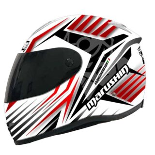 Marushin RS3 RED Samurai üvegszálas bukósisak