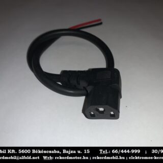 Elektromos Kerékpár Alkatrész: Három Pólusú akkumulátor kábel