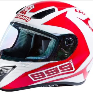 Marushin 999RS piros-fehér bukósisak