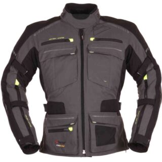 Modeka Tacoma II (Szürke-fekete) motoros kabát