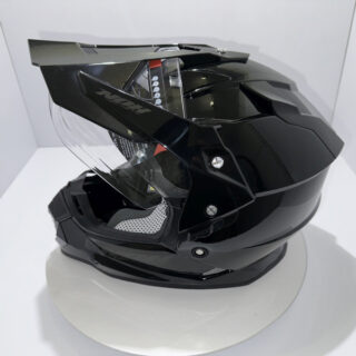 NOX N312 Bukósisak (Lakk Fekete)