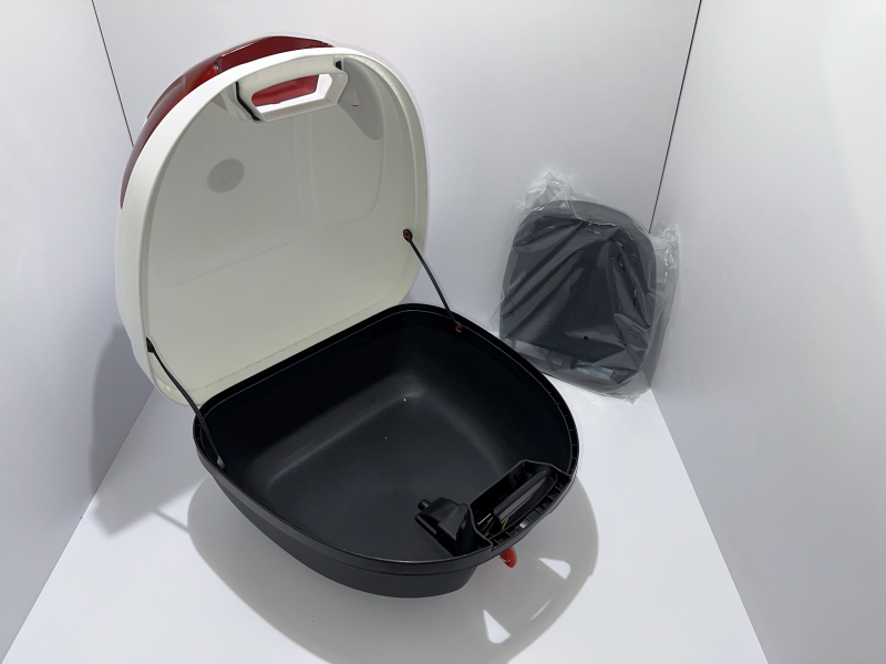 Elektromos Robogó Sisaktartó Hátsó Doboz (Fehér-Kisméretű) - Image 2