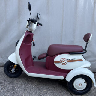 Polymobil E-MOB 40/A Elektromos Háromkerekű Jármű (Krém-Bordó)